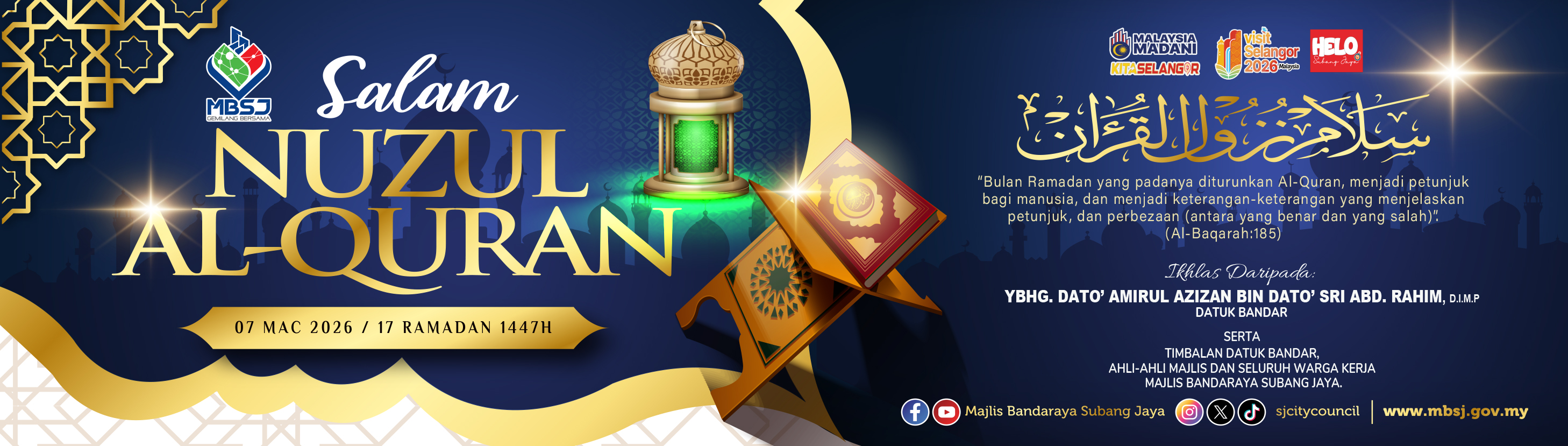 SALAM NUZUL AL-QURAN 2026