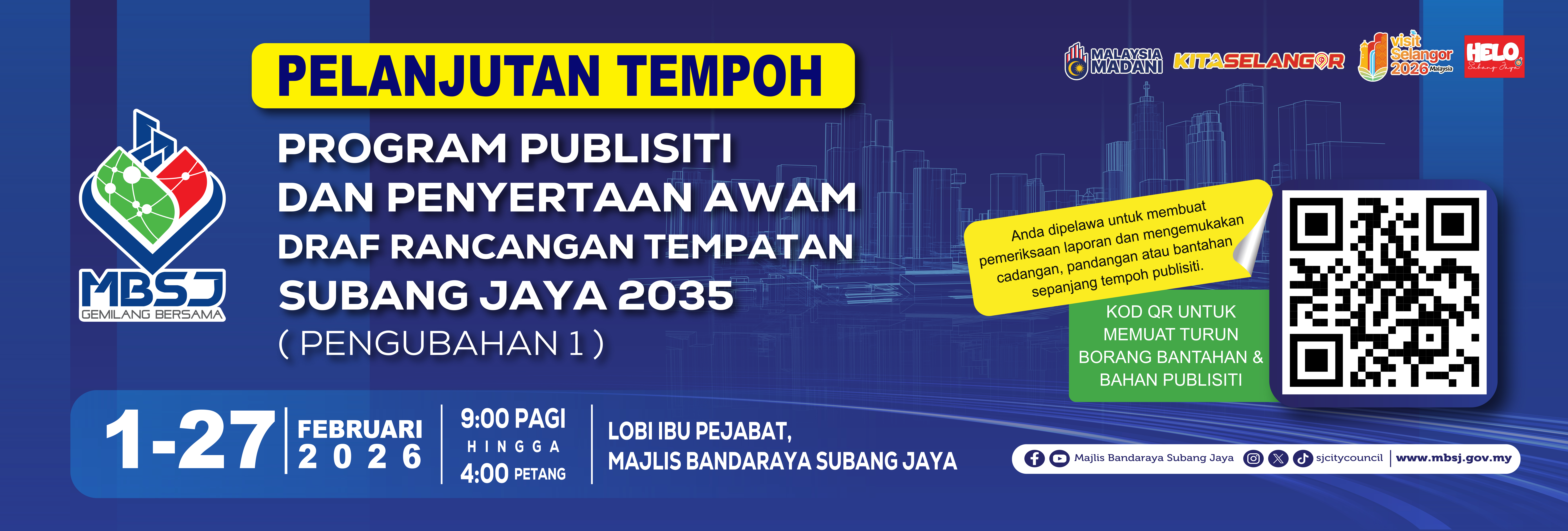 MAKLUMAN KEPADA WARGA MBSJ