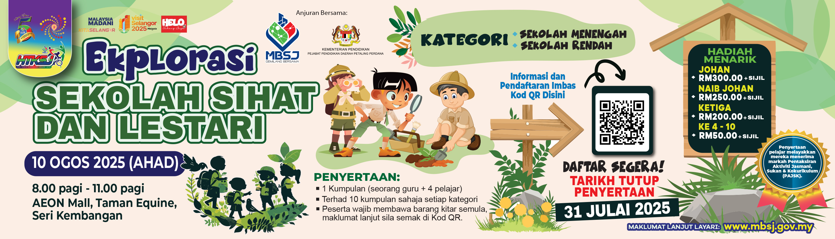 EXPLORASI SEKOLAH SIHAT MBSJ 2025