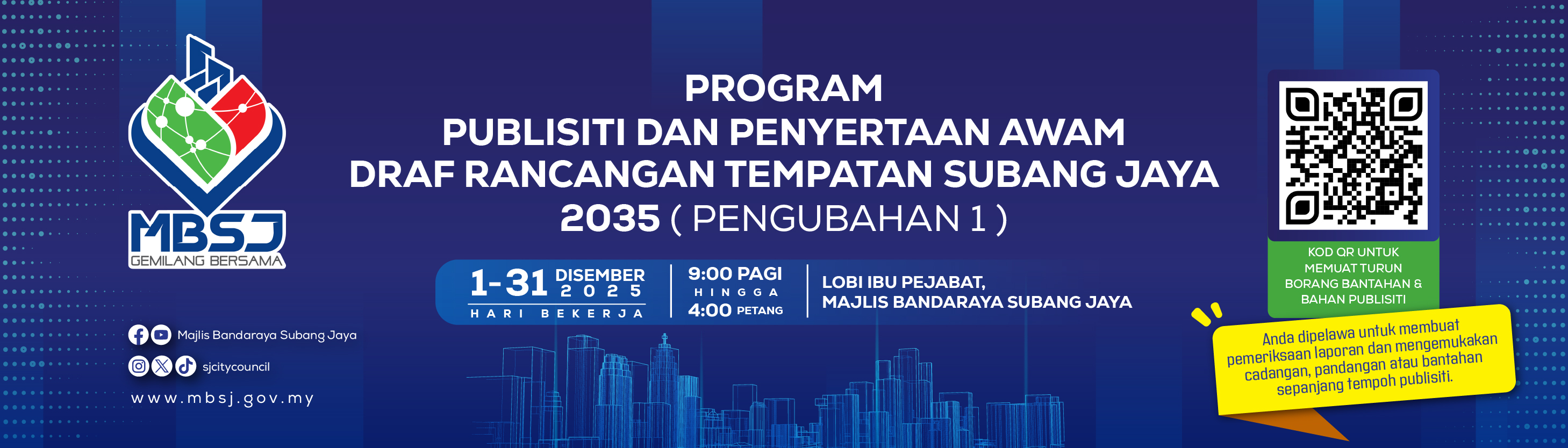 MAKLUMAN PROGRAM PUBLISITI DAN PENYERTAAN AWAM